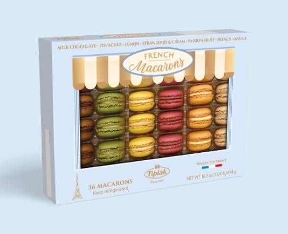 36 French Macarons