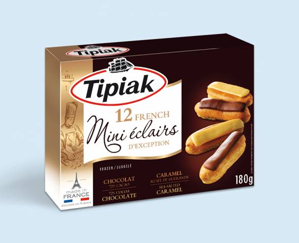 12 French Mini Éclairs TIPIAK