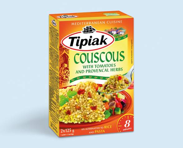 Couscous with tomatoes and provencal herbs TIPIAK