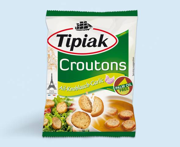 Garlic round croutons TIPIAK