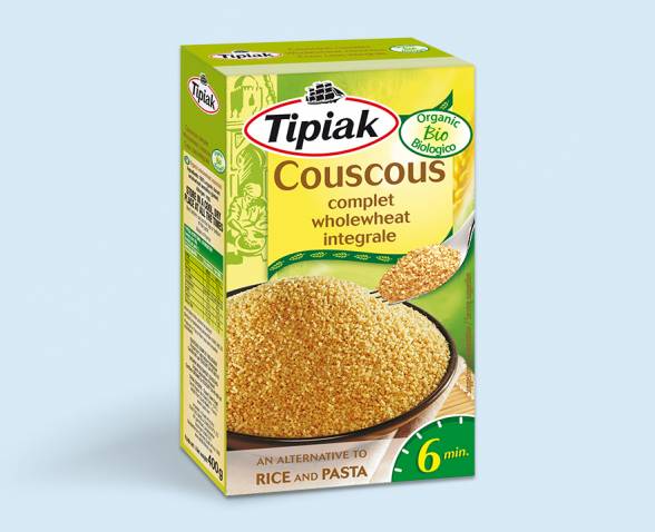 Organic wholewheat couscous TIPIAK