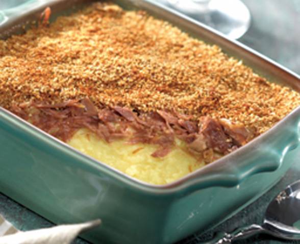 Duck gratin