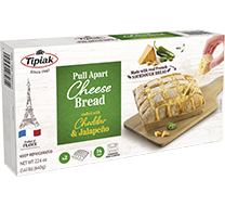 Cheese bread stuffed with cheddar & jalapeño